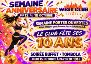 West Club fête ses 10 ans : semaine anniversaire du 12 au 18 octobre 2026