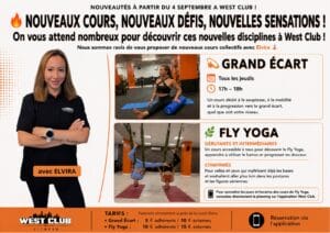 Nouveaux cours complémentaires avec Elvira : Fly Yoga et Grand Écart