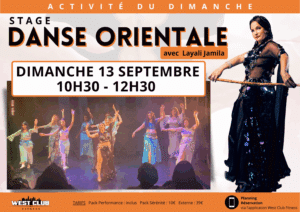 Danse orientale | dimanche 13 septembre