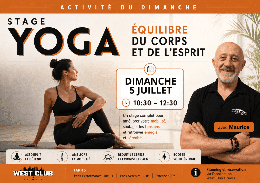 Stage Yoga | 5 juillet 2026 | Équilibre corps et esprit