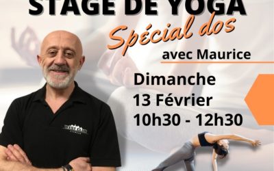 Stage de Yoga “spécial dos” , dimanche 13 février