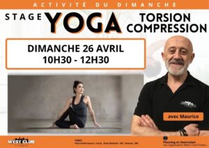Yoga : torsion & compression, dimanche 26 avril